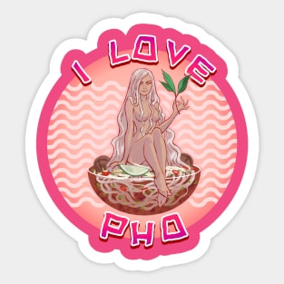 I Love Pho Sticker